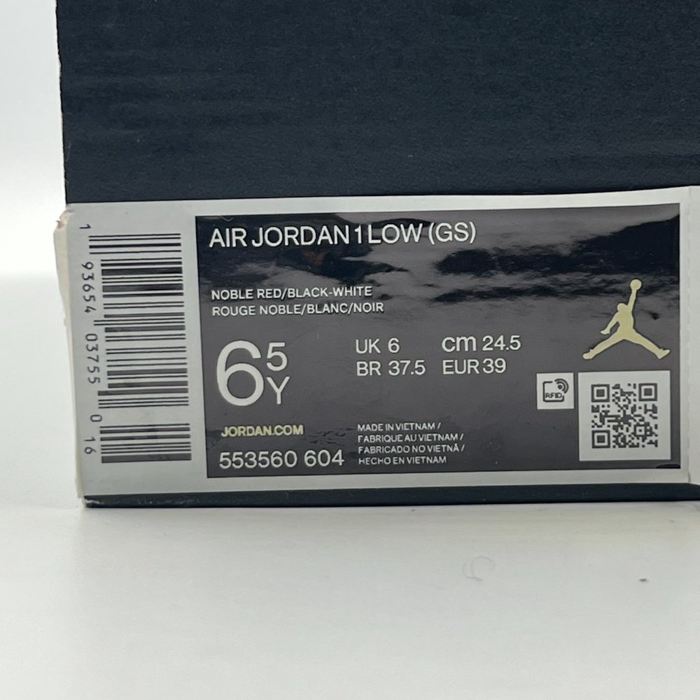 Air Jordan 1 Low GS 'Noble Red' (2020) - Picture 13 of 16